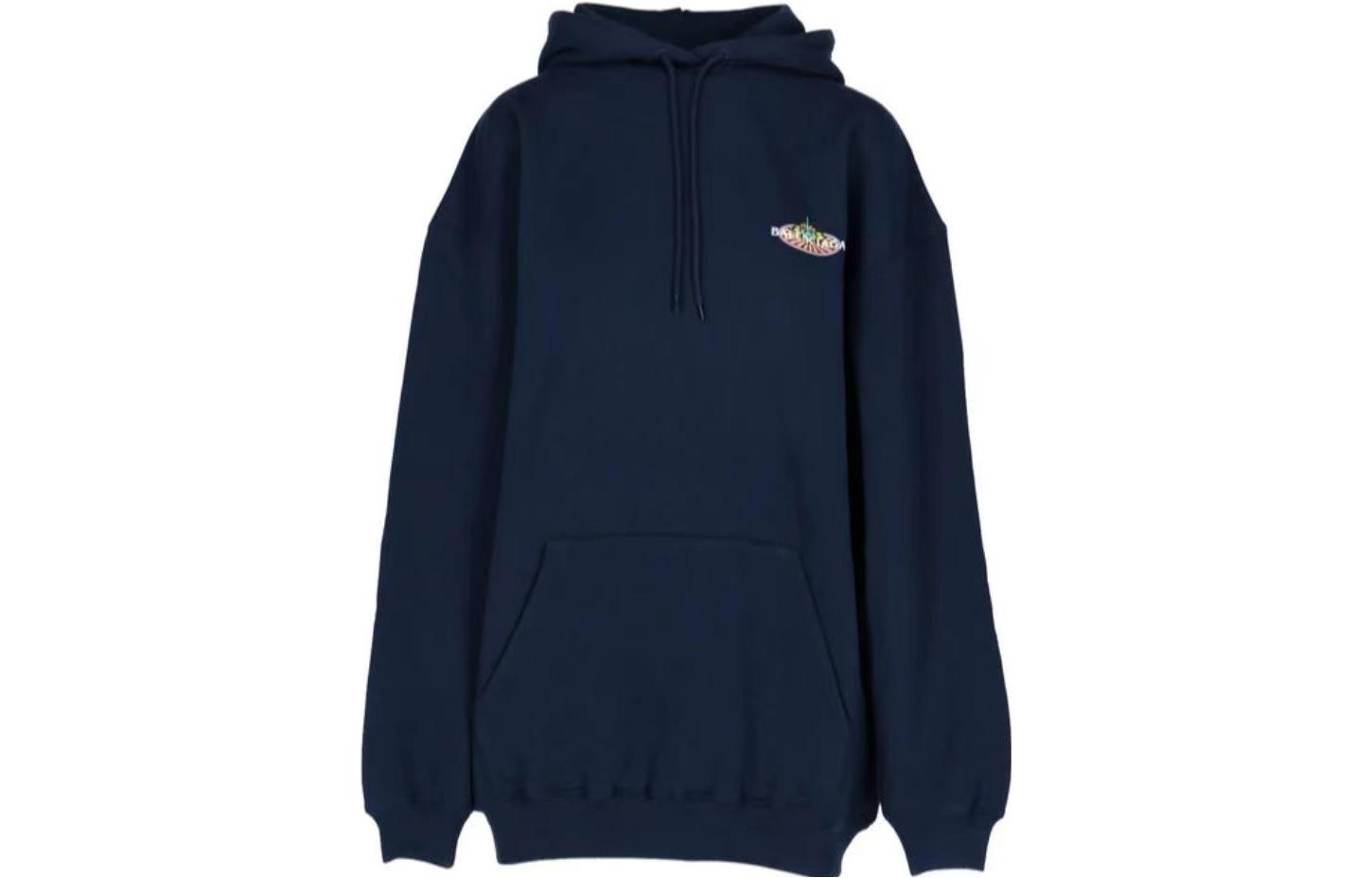 Sizing (W) Balenciaga 白色寬鬆款Logo連帽衫 556095THV619000