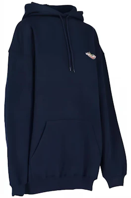 (W) Balenciaga 白色寬鬆款Logo連帽衫 556095THV619000 1