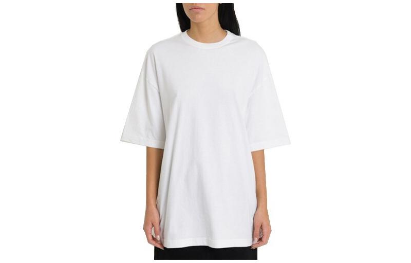 (Women) Balenciaga  White Solid Color Crewneck T-Shirt. 570813-TEV68-9044 圖 2