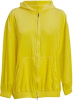 (Women) Balenciaga Yellow Oversized Hoodie Zip-Up Long Sleeve Jacket. 748096TMO267200 (Women) Balenciaga Yellow Oversized Hoodie Zip-Up Long Sleeve Jacket. 748096TMO267200