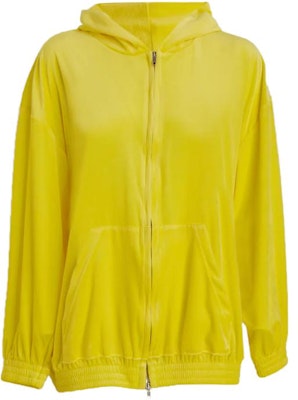 (W) 巴黎世家黄色宽松连帽拉链长袖外套夹克. 748096TMO267200 Buy (W) 巴黎世家黄色宽松连帽拉链长袖外套夹克. 748096TMO267200