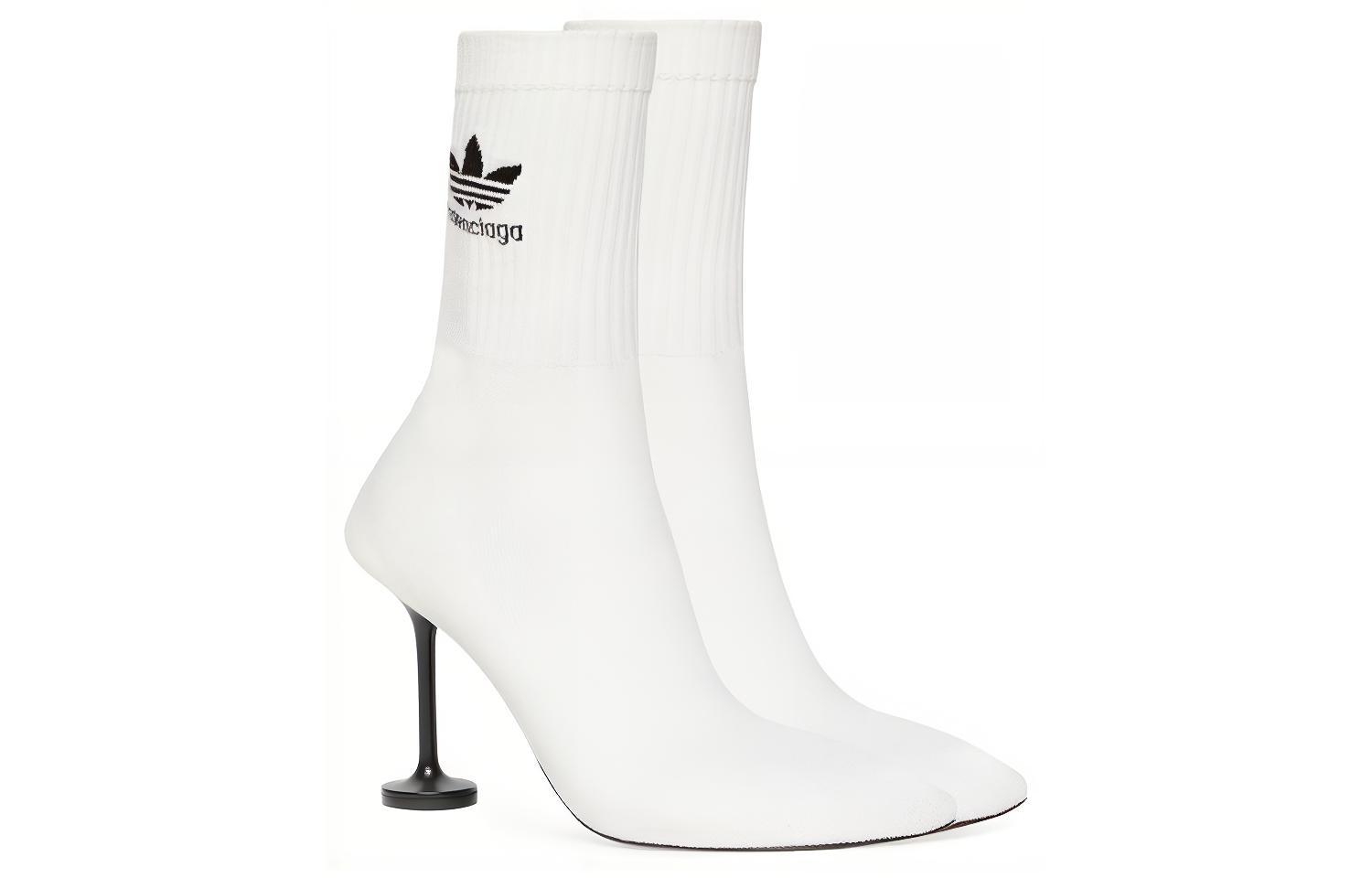 Lookbook (Women) Balenciaga adidas Originals x Knit Boot 'White' 722298W2LM19010