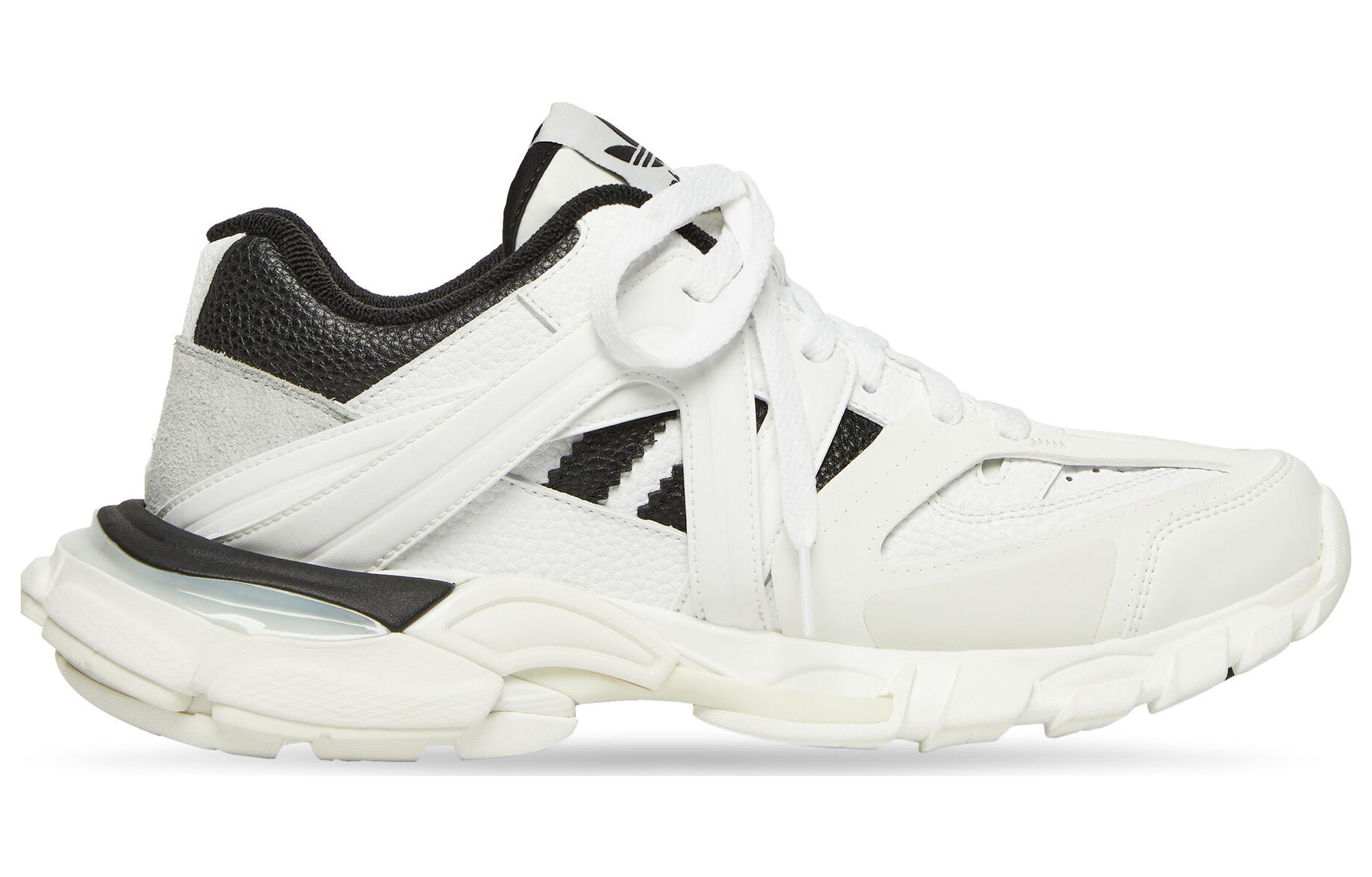 (W) Balenciaga Adidas Originals Track Forum Low Top Sneaker 'White Black' 圖 2