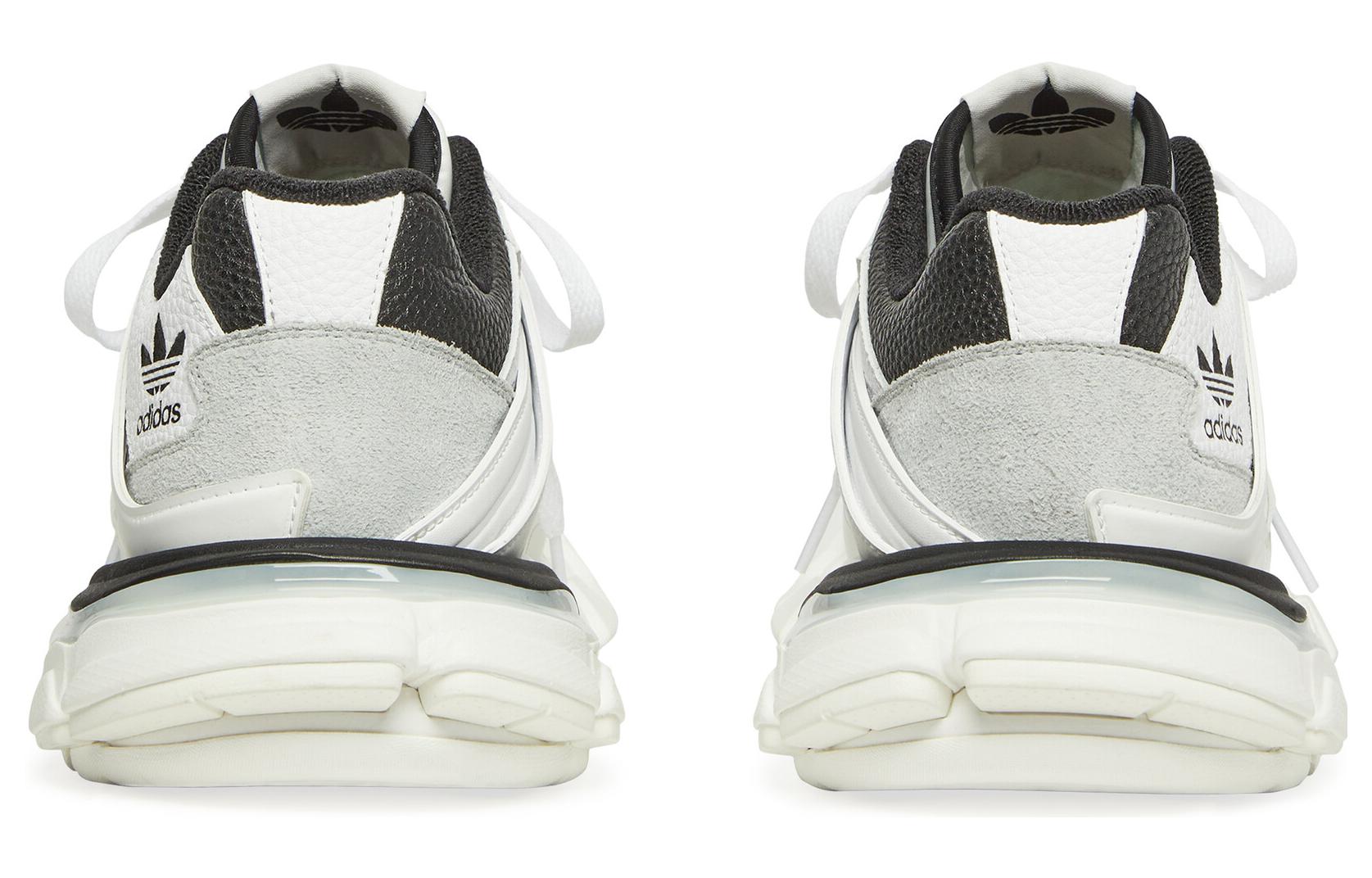 (W) Balenciaga Adidas Originals Track Forum Low Top Sneaker 'White Black' 圖 4