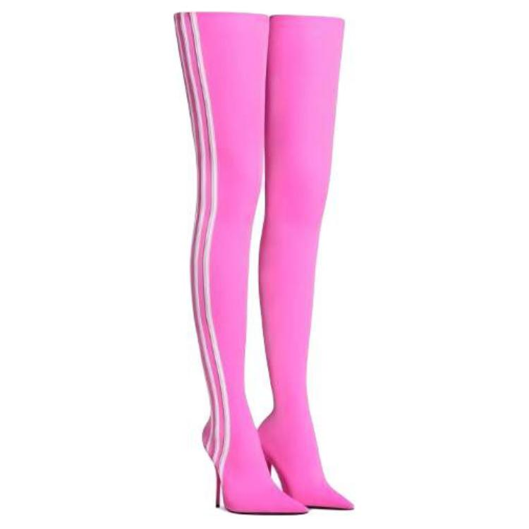 (W) Balenciaga adidas Boot 'Pink White Stiletto' 圖 3