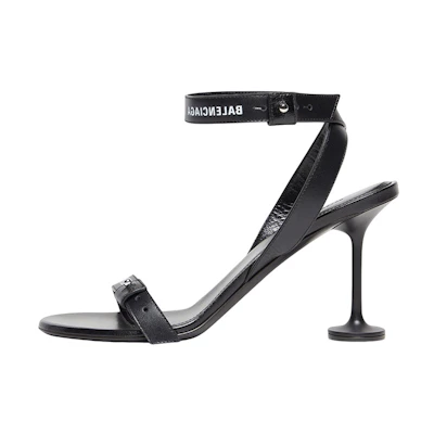 (W) Balenciaga Afterhour Sandal 'Black Leather Buckle'