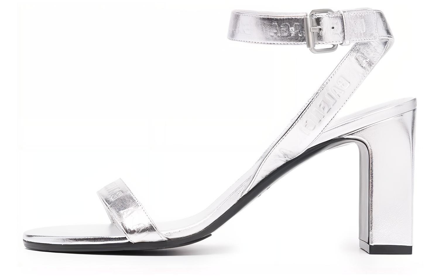 (Women) Balenciaga Afterhour Sandal 'Silver Buckle' 630041WBB318100