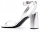 Lookbook (W) Balenciaga Afterhour Sandal 'Silver Buckle' - Sandal Perak Gancu Balenciaga 630041WBB318100