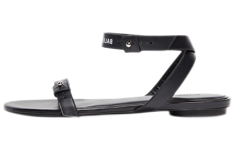 (Women) Balenciaga Afterhour Sandals 'Leather Black' 694476WBBF31090