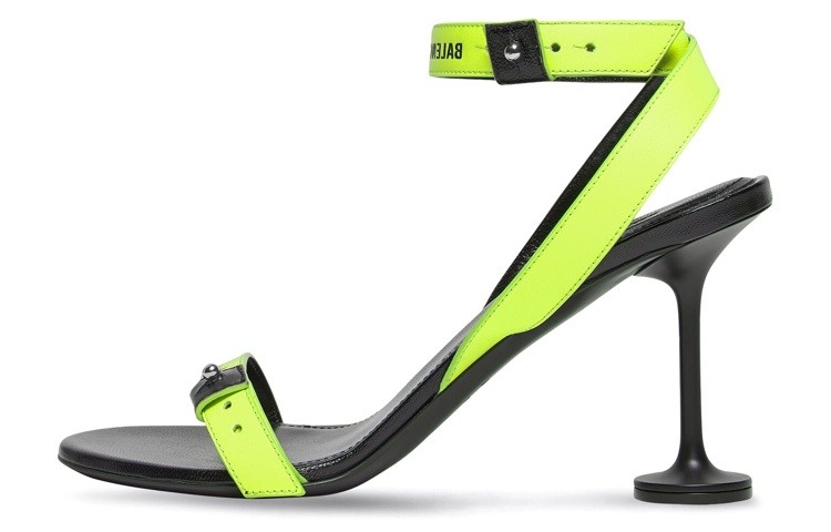 (Women) Balenciaga Afterhour Slide 'Green Buckle' 694480WBBF37010