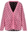 Order (W) Kardigan Rajut Balenciaga Cetakan Huruf Pink Semua-Fit Biasa. 733891T32335231