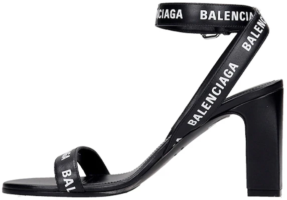 (W) Tacchi Sandalo Balenciaga con Logo All Over ''Neri'' 630041WBAE11090 Buy (W) Tacchi Sandalo Balenciaga con Logo All Over ''Neri'' 630041WBAE11090