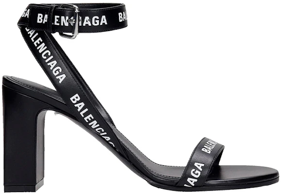 (W) Tacchi Sandalo Balenciaga con Logo All Over ''Neri'' 630041WBAE11090 Order (W) Tacchi Sandalo Balenciaga con Logo All Over ''Neri'' 630041WBAE11090