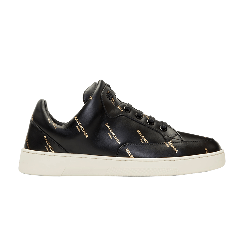 (Women) Balenciaga All Over Logo Sneaker 'Black'  172342F128010