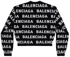 (W) Balenciaga 全版FW23拼色Logo針織毛衣黑色 常規版型 761591T16731070 Lookbook (W) Balenciaga 全版FW23拼色Logo針織毛衣黑色 常規版型 761591T16731070