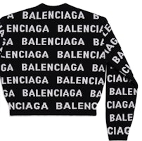 (W) Balenciaga 全版FW23拼色Logo針織毛衣黑色 常規版型 761591T16731070 Purchase (W) Balenciaga 全版FW23拼色Logo針織毛衣黑色 常規版型 761591T16731070