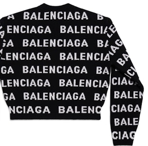 (W) Balenciaga 全版FW23拼色Logo針織毛衣黑色 常規版型 761591T16731070 Purchase (W) Balenciaga 全版FW23拼色Logo針織毛衣黑色 常規版型 761591T16731070