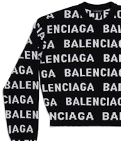 (W) Balenciaga 全版FW23拼色Logo針織毛衣黑色 常規版型 761591T16731070 Sizing (W) Balenciaga 全版FW23拼色Logo針織毛衣黑色 常規版型 761591T16731070