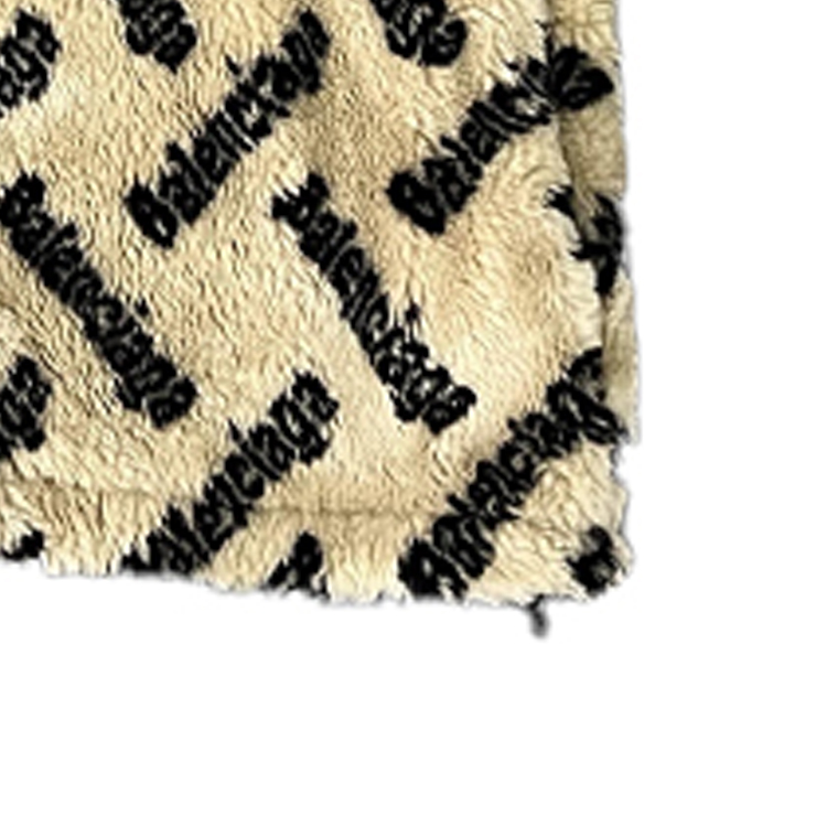 (Women) Balenciaga Allover Logo Turtleneck Zip-Up Jacket Regular Fit Women Multicolor 622957TNQ341094 圖 7