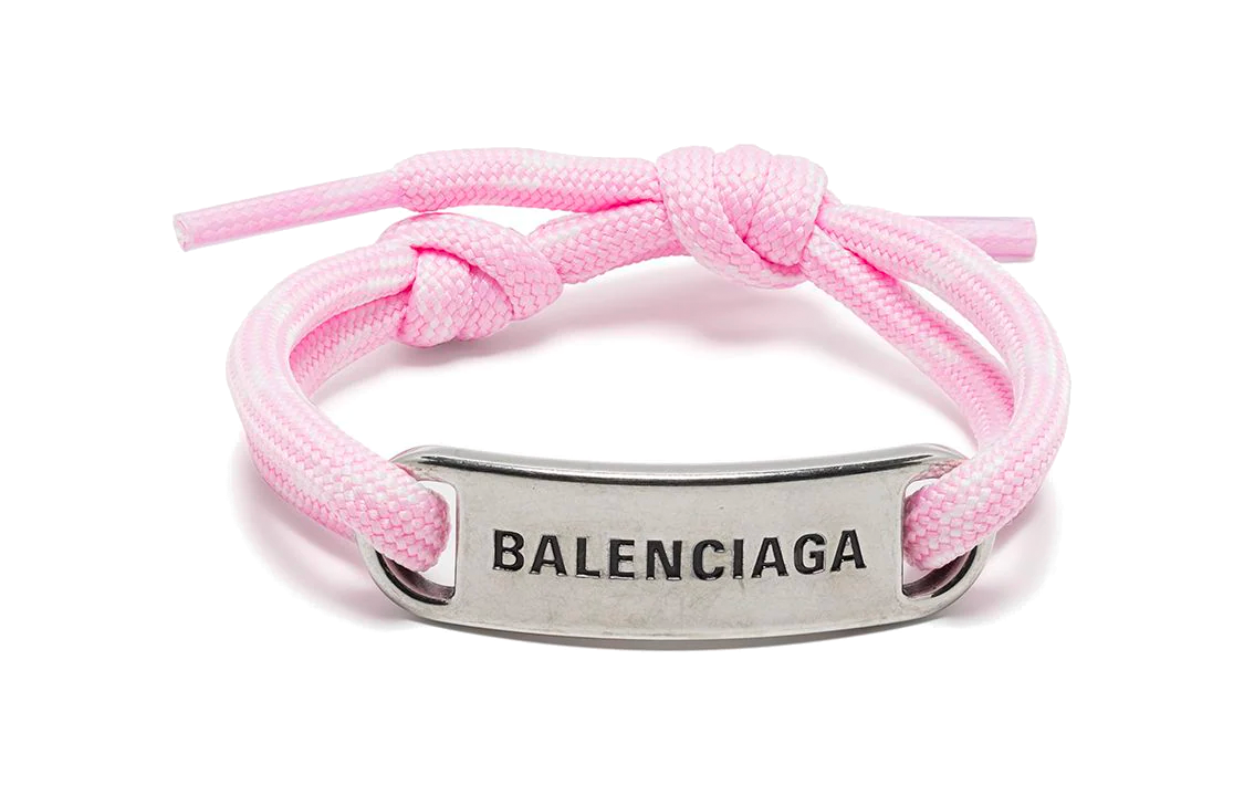 (Women) Balenciaga Alphabet Charm Bracelet Pink Women’s Accessories 656418TZX4S3046