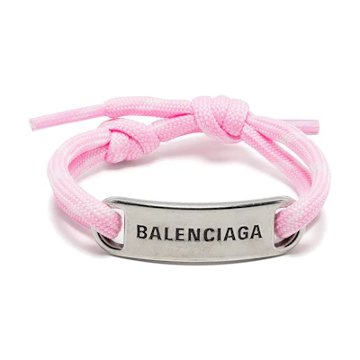 (Women) Balenciaga Alphabet Charm Bracelet Pink Women’s Accessories 656418TZX4S3046