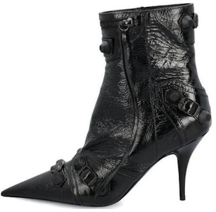 (W) 巴黎世家9厘米黑色真皮舒适时尚短靴 694379WBUA11010 Buy (W) 巴黎世家9厘米黑色真皮舒适时尚短靴 694379WBUA11010