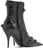 Shop (W) Botines Balenciaga 9cm 'Cuero Negro Comodidad y Estilo' 694379WBUA11010