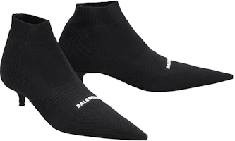 Shop (W) Botín Balenciaga 'Tacón Bajo Asimétrico Negro'. 653777W2CW11090