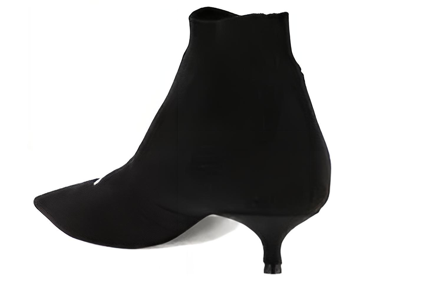 Purchase (W) Balenciaga Enkellaars ''Asymmetric Lage Hak Zwart'' 653777W2CW11090