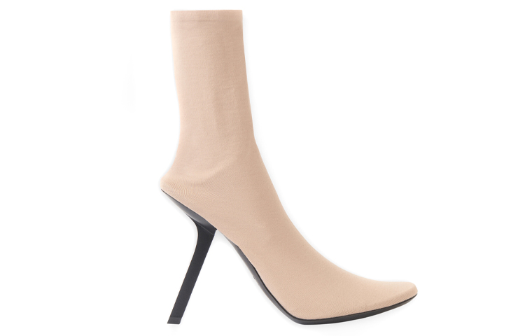 Order (W) Balenciaga Enkellaars ''Beige Hoge Hak'' 656522W2DR09710