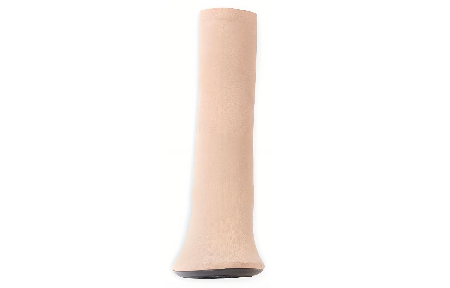 Shop (W) Balenciaga Enkellaars ''Beige Hoge Hak'' 656522W2DR09710
