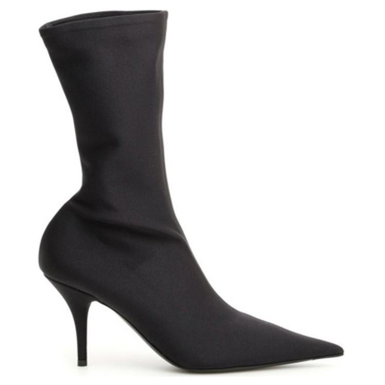 Order (W) Balenciaga Enkelboots ''Zwart Leer'' 524916W04Z01000