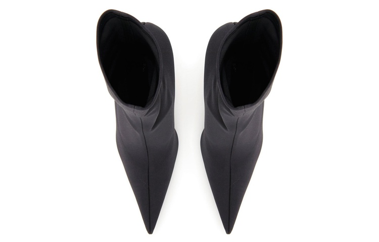 Shop (W) Balenciaga Enkelboots ''Zwart Leer'' 524916W04Z01000