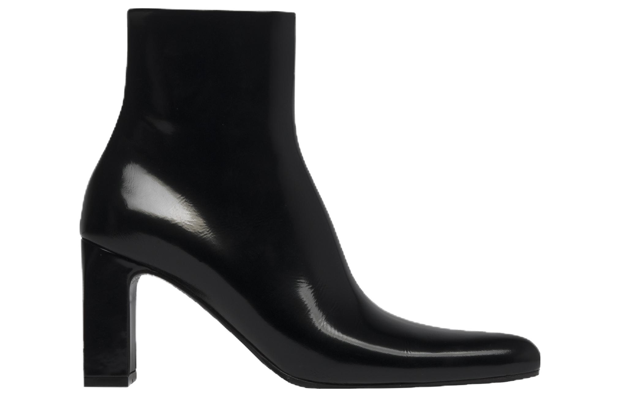Order (W) Balenciaga Enkellaars ''Zwart Leer'' 540279WAVL01000
