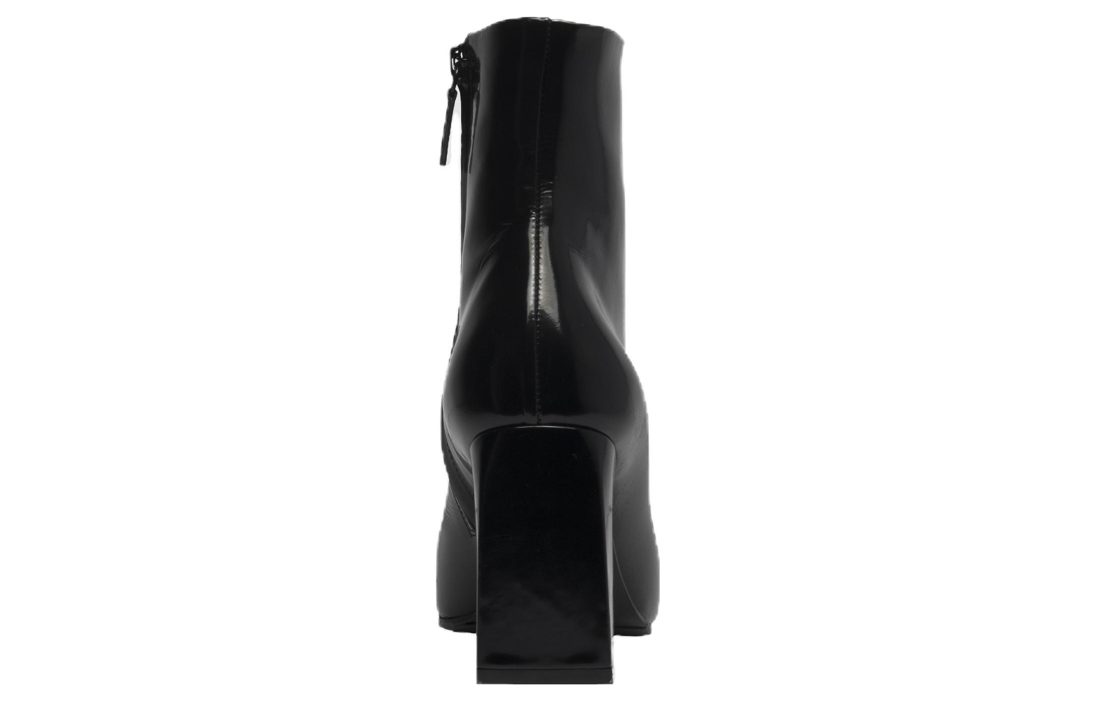Shop (W) Balenciaga Enkellaars ''Zwart Leer'' 540279WAVL01000