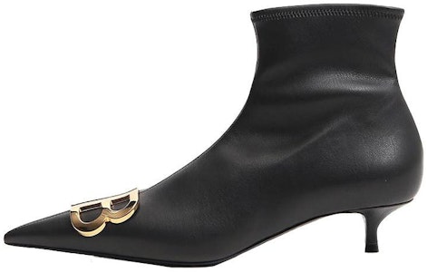 (W) バレンシアガ アンクルブーツ (黒レザー) 591092W19N11088 Buy (W) バレンシアガ アンクルブーツ (黒レザー) 591092W19N11088