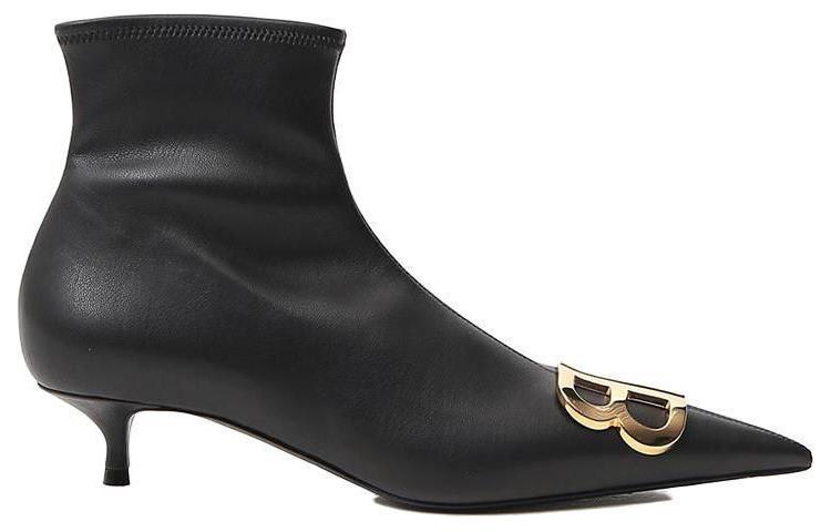 Order (W) Balenciaga Enkellaars ''Zwart Leer'' 591092W19N11088