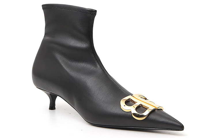 Lookbook (W) Balenciaga Enkellaars ''Zwart Leer'' 591092W19N11088