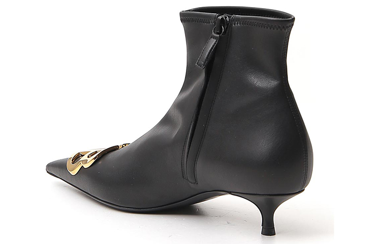 Shop (W) Balenciaga Enkellaars ''Zwart Leer'' 591092W19N11088
