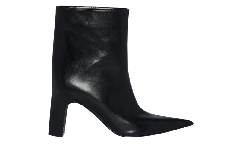 Order (W) Balenciaga Enkellaars ''Zwart Leren Mode'' 679186WBC401000