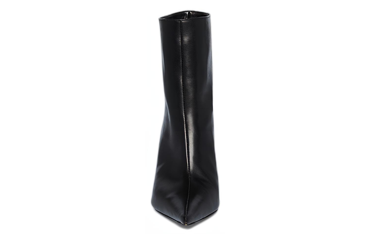 Shop (W) Balenciaga Enkellaars ''Zwart Leren Mode'' 679186WBC401000