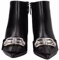 Purchase (W) Bota Balenciaga Tobillo 'Cuero Negro de Moda' 591026WAZN31081
