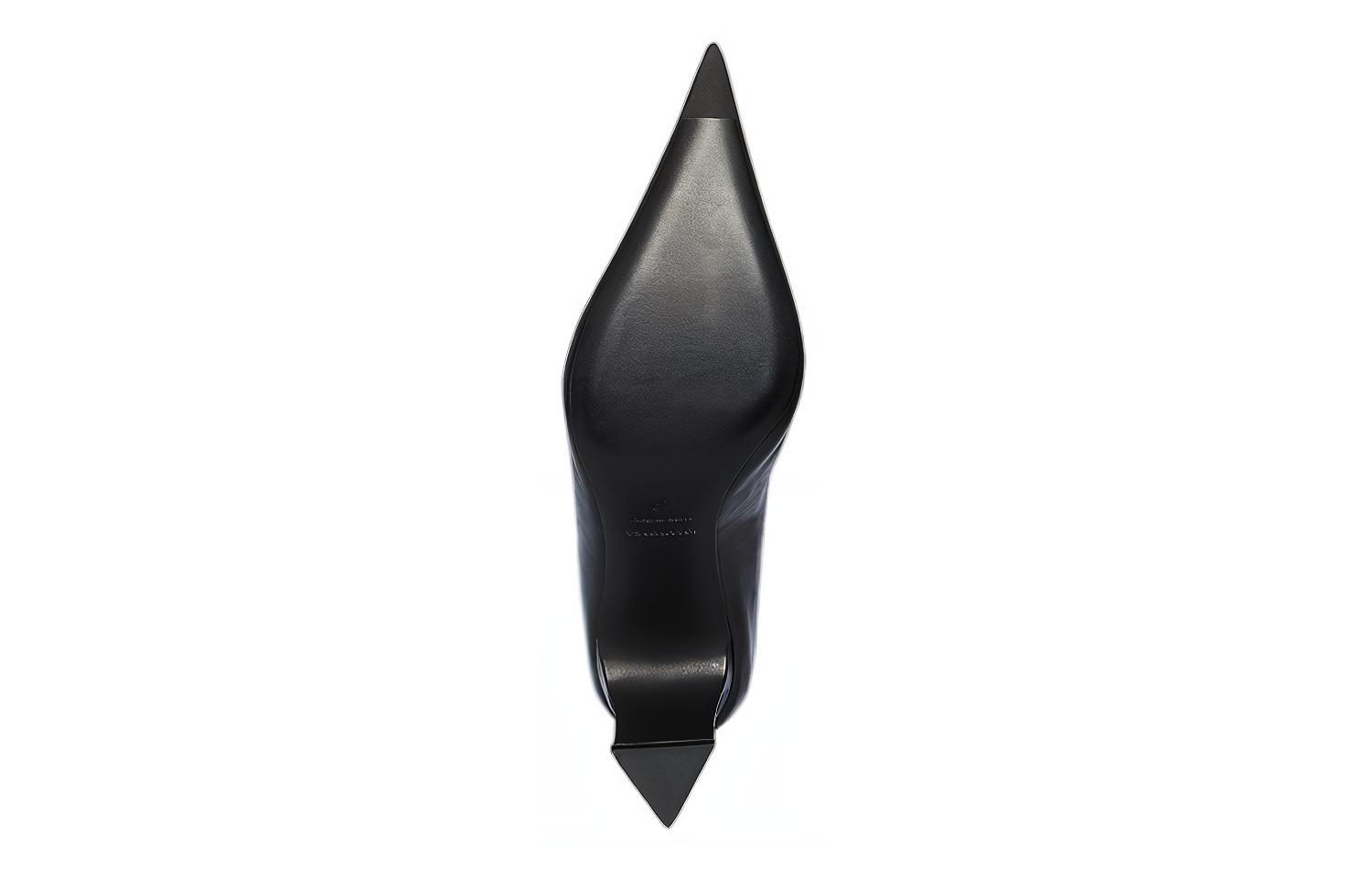 Details for (W) Balenciaga Enkellaars ''Zwart Leren Mode'' 679186WBC401000