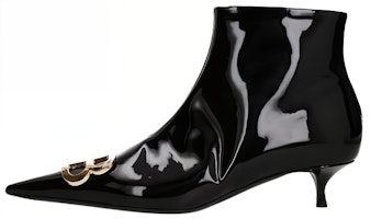 (Women) Balenciaga Ankle Boot 'Black Patent Leather' 539647WAVF01000 (Women) Balenciaga Ankle Boot 'Black Patent Leather' 539647WAVF01000