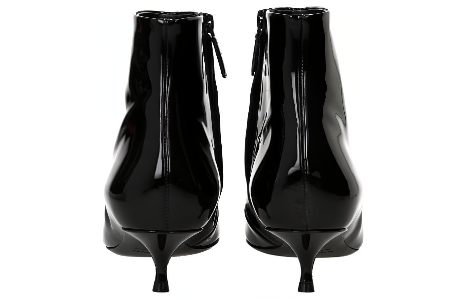 Purchase (W) Balenciaga Enkellaars ''Zwart Lakleer'' 539647WAVF01000
