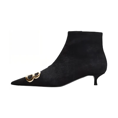 (W) Balenciaga Ankle Boot 'Black Warmth'