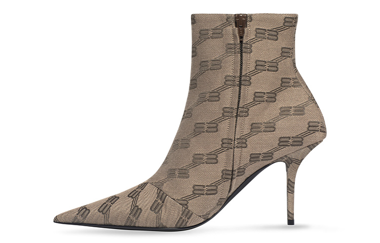 (Women) Balenciaga Ankle Boot 'Brown Zip Fashion' 702012W2I103020