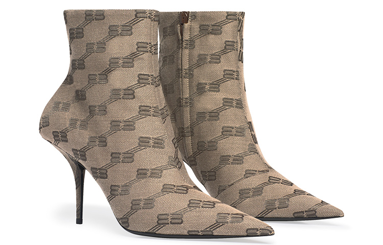 Lookbook (W) Balenciaga Stiefelette ''Braun Reißverschluss Mode'' 702012W2I103020