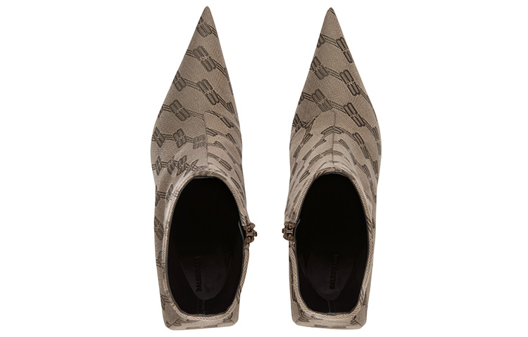 Shop (W) Balenciaga Stiefelette ''Braun Reißverschluss Mode'' 702012W2I103020