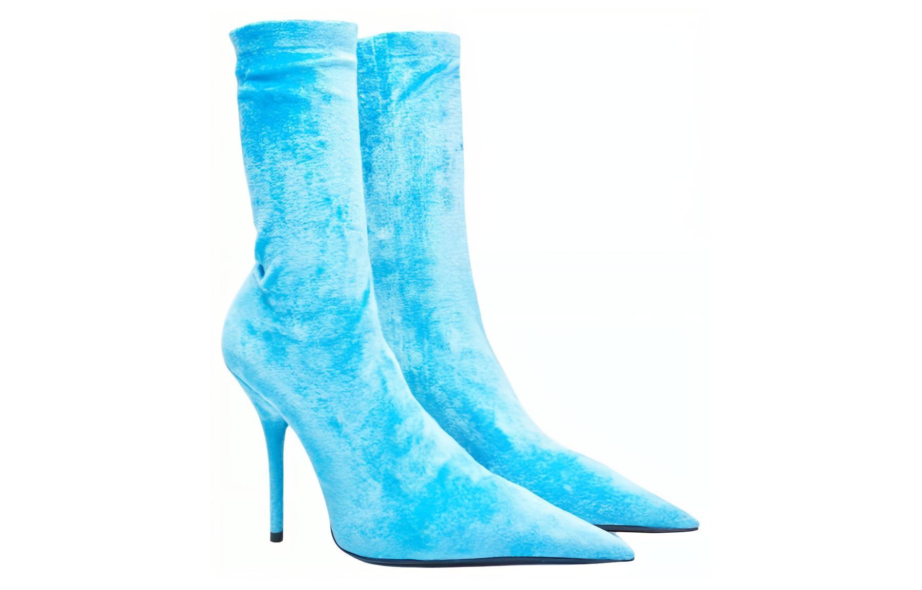 Lookbook (W) Balenciaga Enkelboot ''Lichtblauw Mode Comfort'' 742881W8MA14000